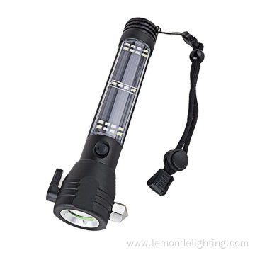 Solar Power Emergency LED Flashlight Torch Light